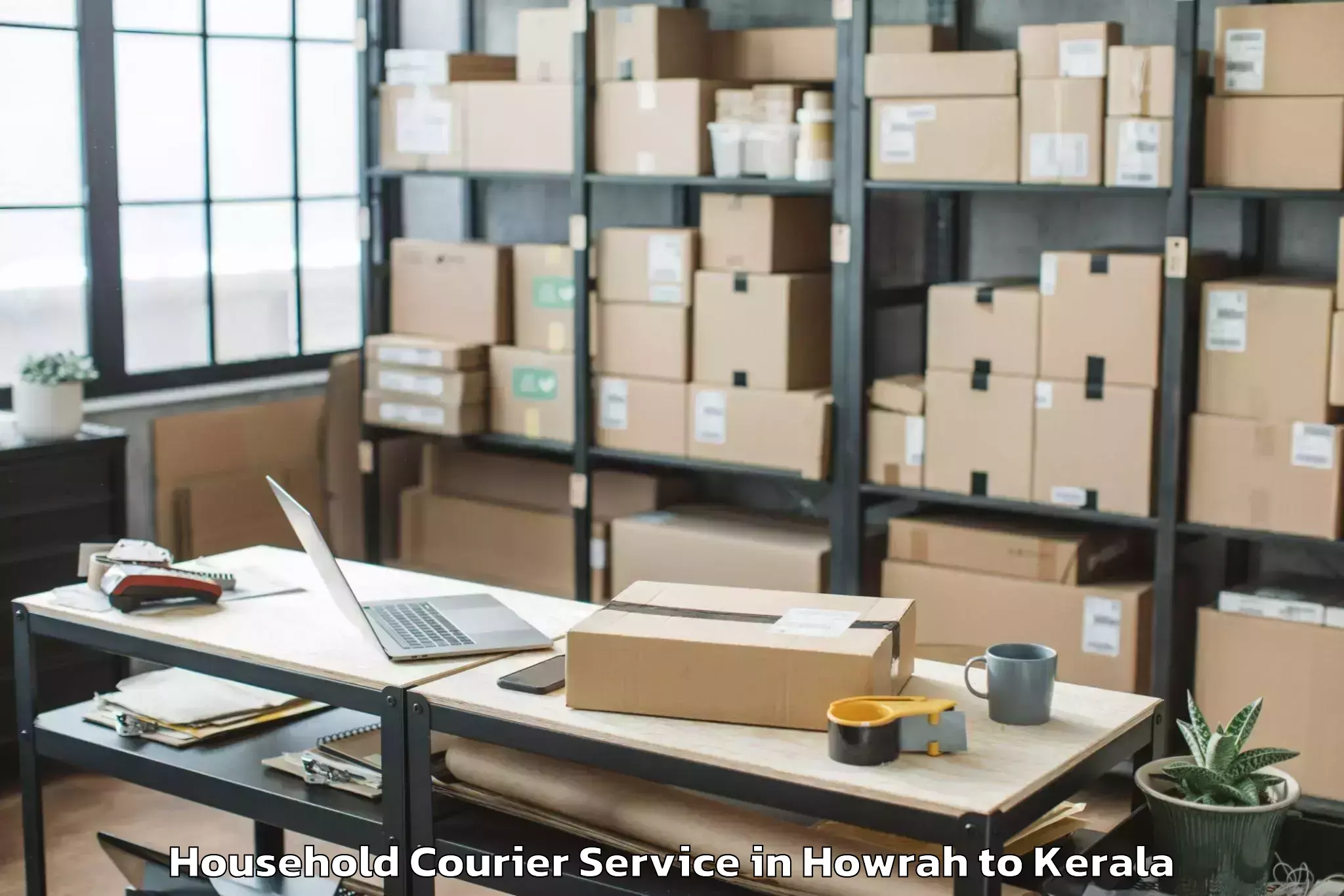 Leading Howrah to Selex Mall Thrissur Household Courier Provider